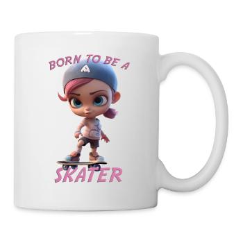 Born To Be A Skater (Girl) - Mug - white - Right