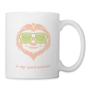 Sloth is my Spirit Animal - Mug - white - Right