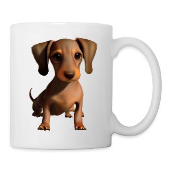 Hund Hundehalter Dachshund Hunde Dackelwelpe - Tasse - Weiß - Rechts