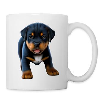 Rottweiler Puppy Dogs Rottweiler Puppy Dog - Mug blanc - blanc - Droite