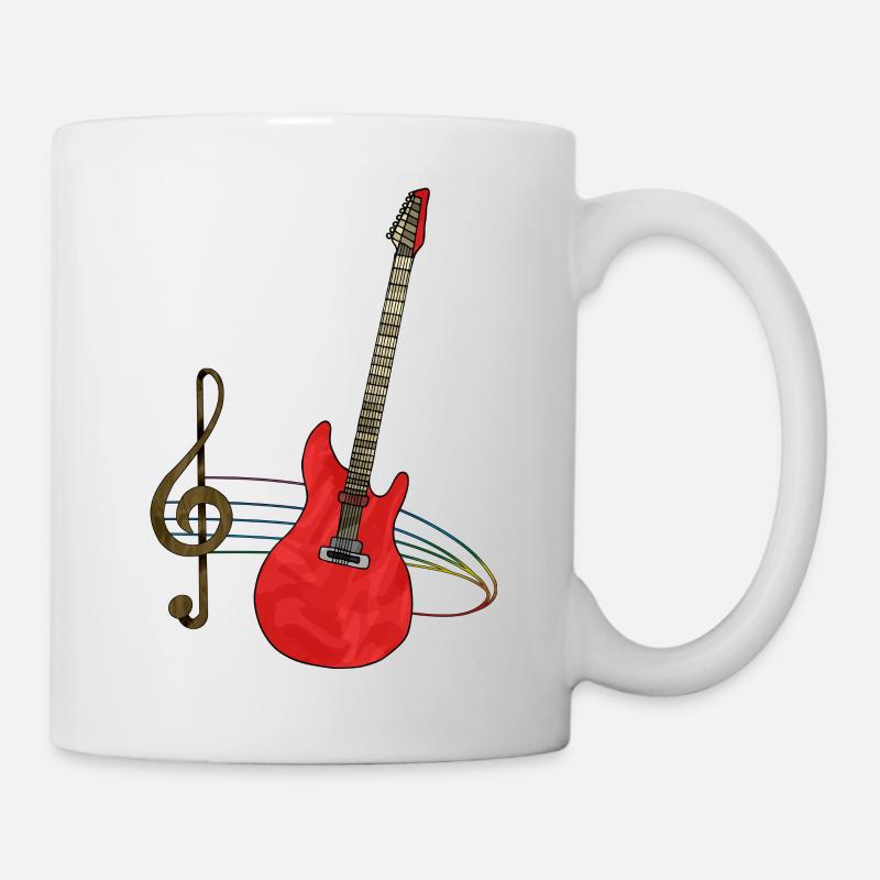 Guitar - Mug - white