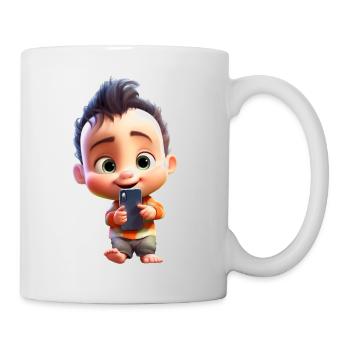 Smartphone Boy - Mug - white - Right