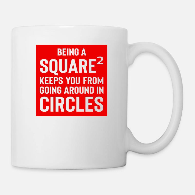 Square Streetwear: Fun & Clear Statement - Mug - white