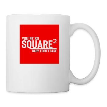 Square Streetwear: Fun & Clear Statement - Mug blanc - blanc - Droite