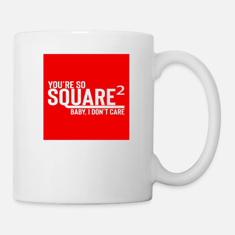 Square Streetwear: Fun & Clear Statement - Mug - white