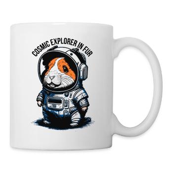 Pelziger Raumfahrer - Tasse - Weiß - Rechts