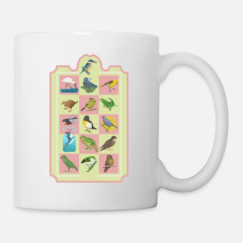 NEUSEELÄNDISCHE VÖGEL - Tasse - Weiß