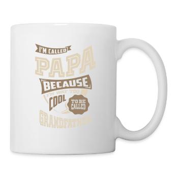 Je m’appelle Papa - Mug blanc - blanc - Droite