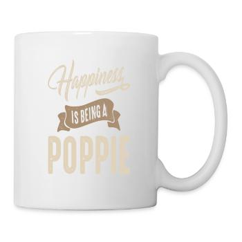 Happiness Poppie - Tasse - Weiß - Rechts