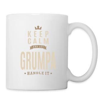 Keep Calm Grumpa - Tasse - Weiß - Rechts