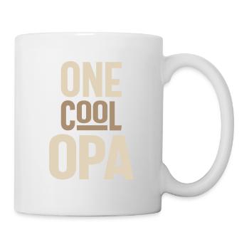 Ein cooler Opa - Tasse - Weiß - Rechts