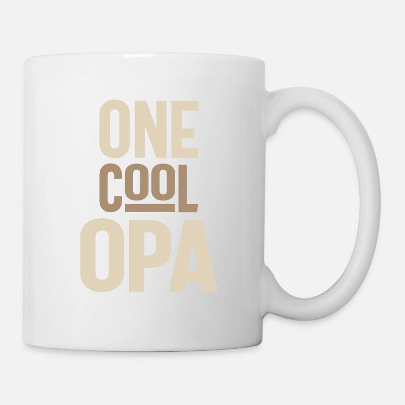 Ein cooler Opa - Tasse - Weiß