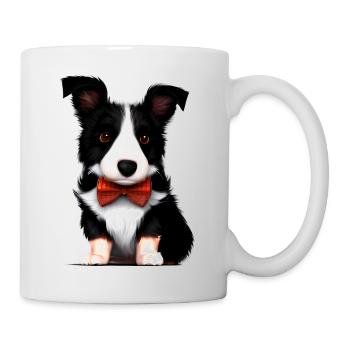 Hundehalter Border Collie Hunde Hundeliebhaber - Tasse - Weiß - Rechts