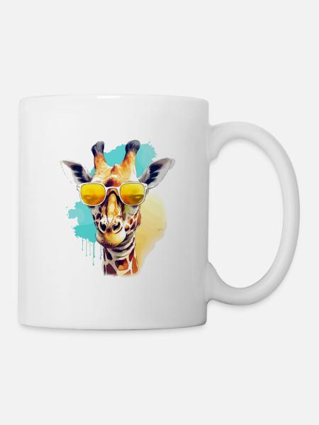Mani la girafe - Mug blanc - blanc
