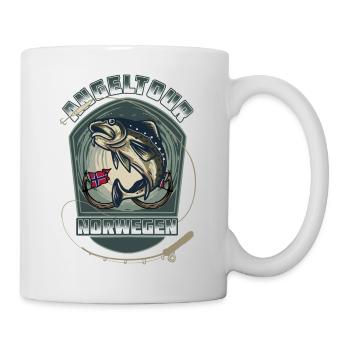 Norwegen Angeltour - Tasse - Weiß - Rechts