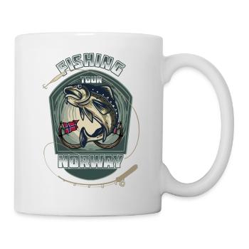 Norway Fishing Tour - Mug - white - Right