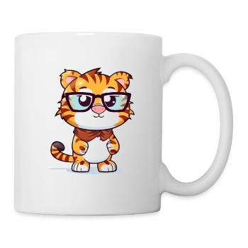 Lokoy le tigre - Mug blanc - blanc - Droite