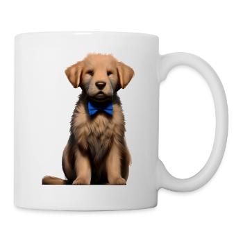 Labrador propriétaire chiot Labrador Retriever - Mug blanc - blanc - Droite
