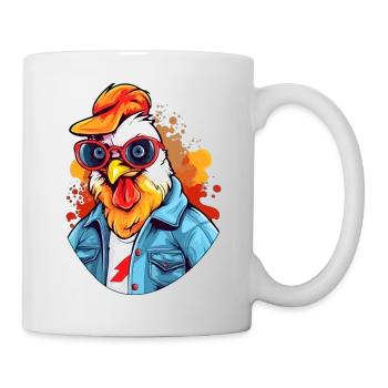 Zozo le coq - Mug blanc - blanc - Droite