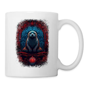 Cute Sea Lion Mammal Gift Idea Animal Print - Mug - white - Right