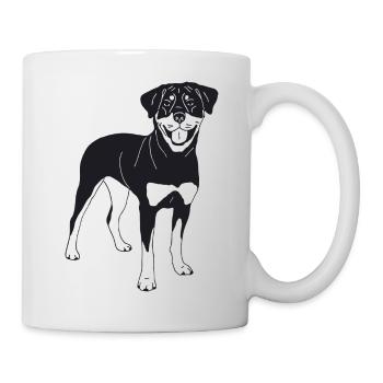 Rottweiler - Tasse - Weiß - Rechts