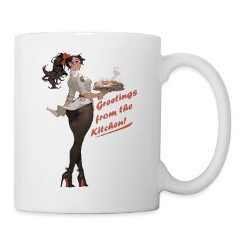 Greetings from the Kitchen - Mug - white - Right