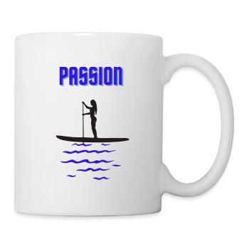 Stan Up Paddle Passion - Tasse - Weiß - Rechts