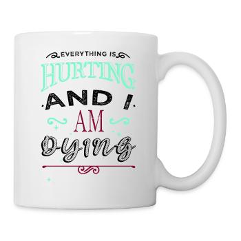 Cadeau Extérieur Cool Joke Disc Brake Happy Gift Idea - Mug blanc - blanc - Droite