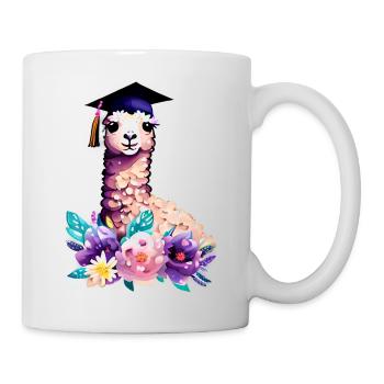 Bachelor Alpaca Studies Graduate School Leaving Certificate - Mug - white - Right