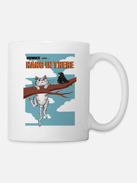 Hang in there 08 - Tasse - Weiß