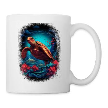 bird cool geek statement 1960s pride present idea - Tasse - Weiß - Rechts