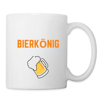 DRINK SLEEP BIERKÖNIG REPEAT - Tasse - Weiß - Rechts