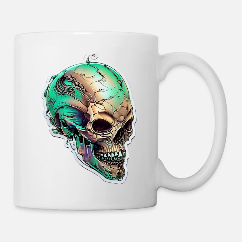 Alien Skull - Mug blanc - blanc