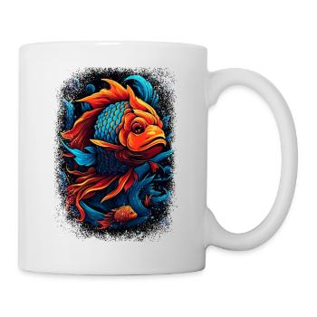 frequent readers comics statement animal - Tasse - Weiß - Rechts