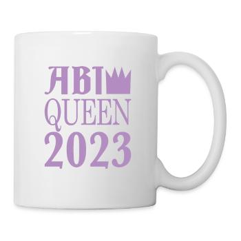 Abi Spruch - queen - Tasse - Weiß - Rechts