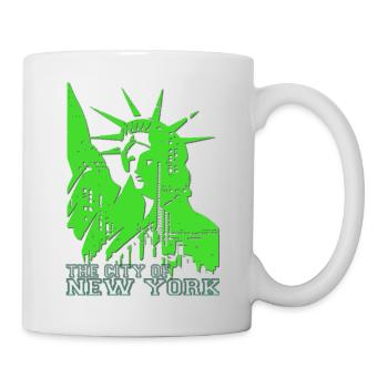 La ville de New York - Mug blanc - blanc - Droite