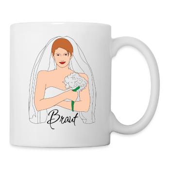 Bride Brown 1 - Mug blanc - blanc - Droite