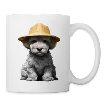 Caniche Dog Propriétaire Chien Love Poodle Puppy Puppy Puppy - Mug blanc - blanc - Droite