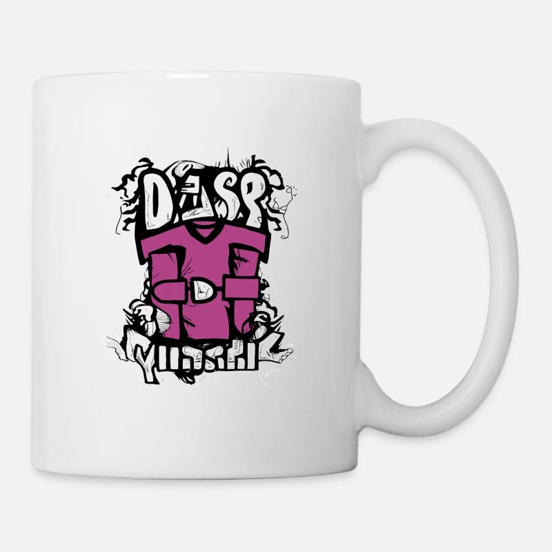 Grafitti - Design - Tasse - Weiß