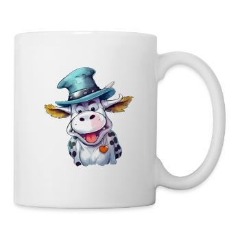 Misy the cow in the hat - Mug - white - Right