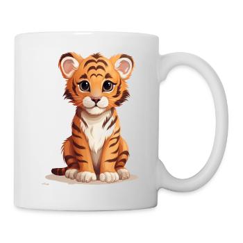 Cute Tiger Baby - Mug - white - Right