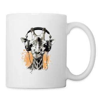 Gigi the audiophile giraffe - Mug - white - Right