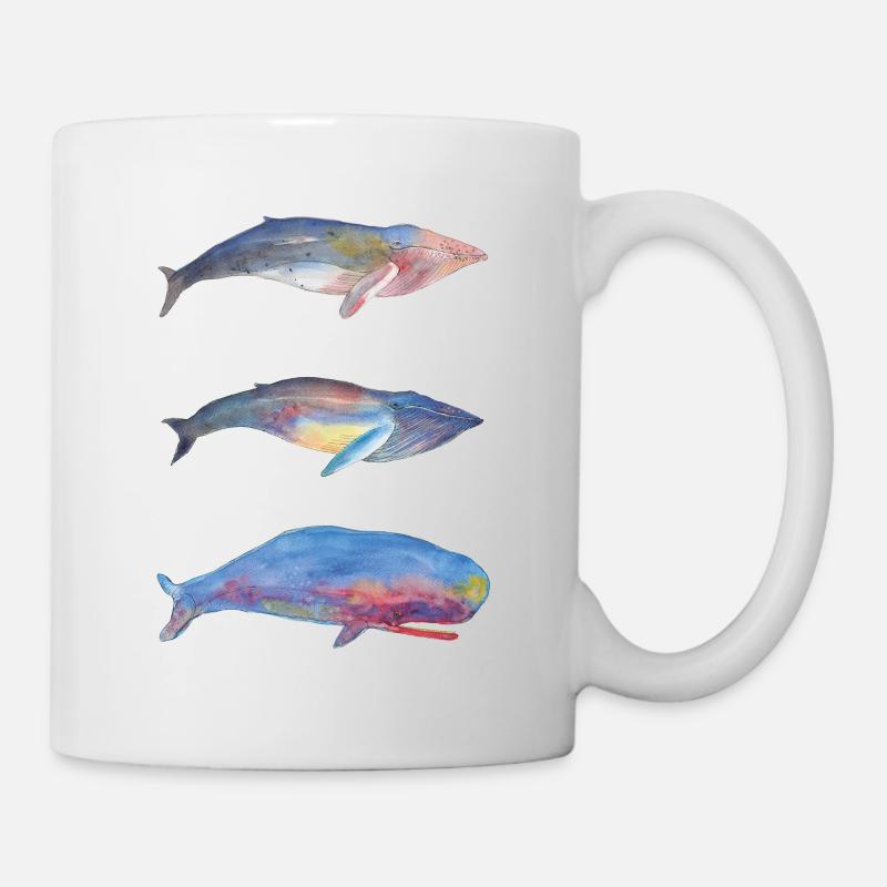 3 Wale - Tasse - Weiß