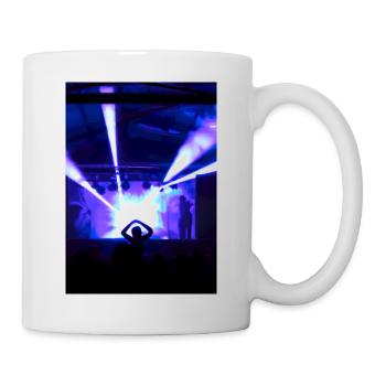 DJ beim Festival - Tasse - Weiß - Rechts
