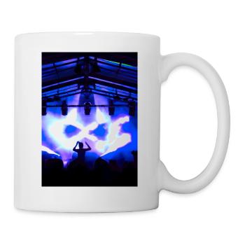 DJ beim Festival - Tasse - Weiß - Rechts