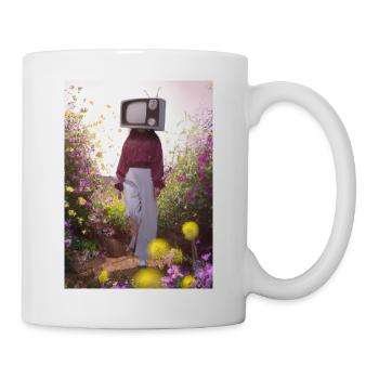 Flower TV Frauen - Tasse - Weiß - Rechts