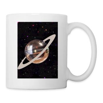 Funky Planet - Tasse - Weiß - Rechts