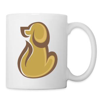 Hund - Tasse - Weiß - Rechts