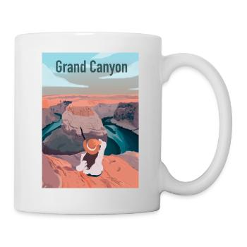 Grand canyon - Mug blanc - blanc - Droite