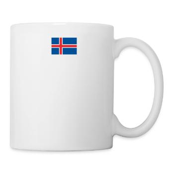 Island Trikot Nr.7 - Tasse - Weiß - Rechts
